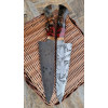 КВІТКА ексклюзивний кухонний ніж ручної роботи майстра студії XI KNIVES, Сталь N690, 60-61 HRC